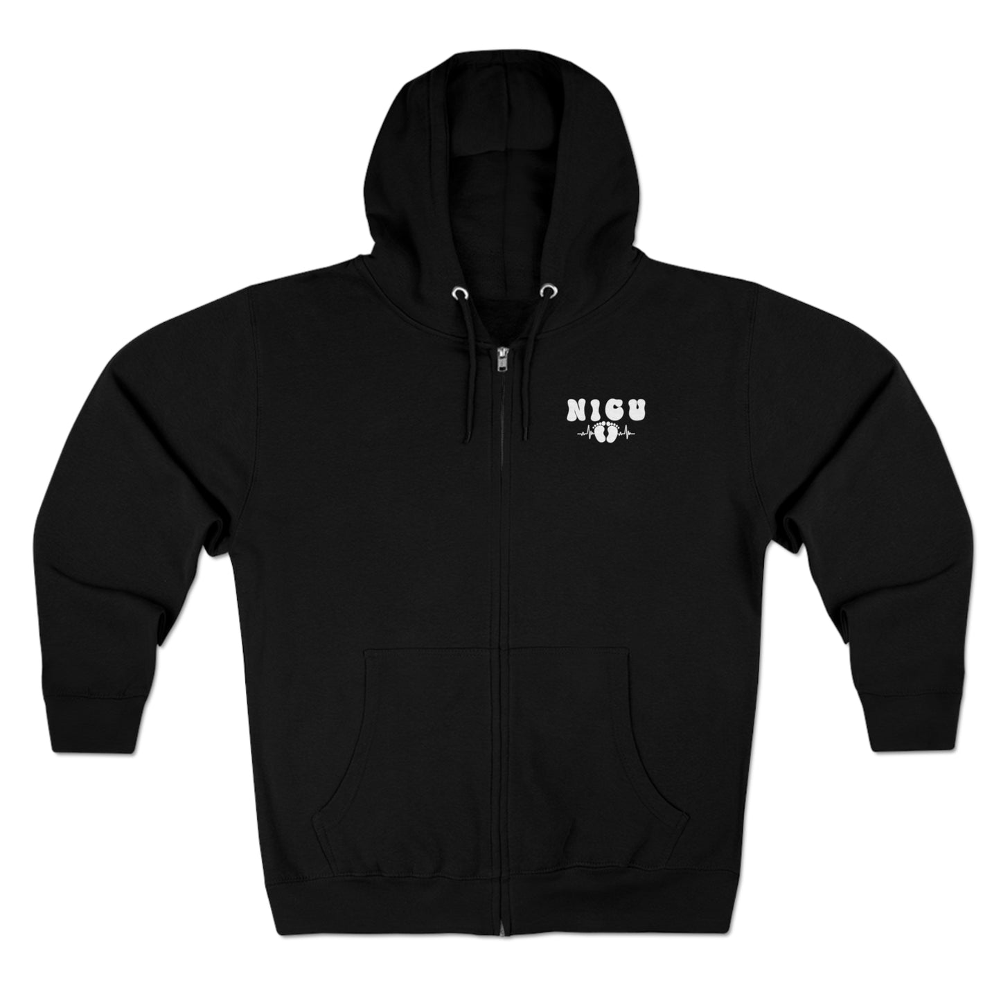 "Tiny But Mighty" Unisex Full Zip Hoodie