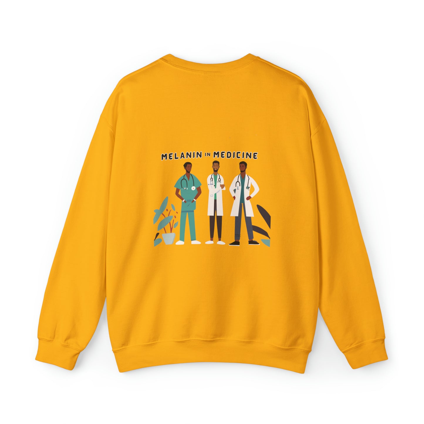 "Melanin in Medicine" Men's Crewneck Sweatshirt