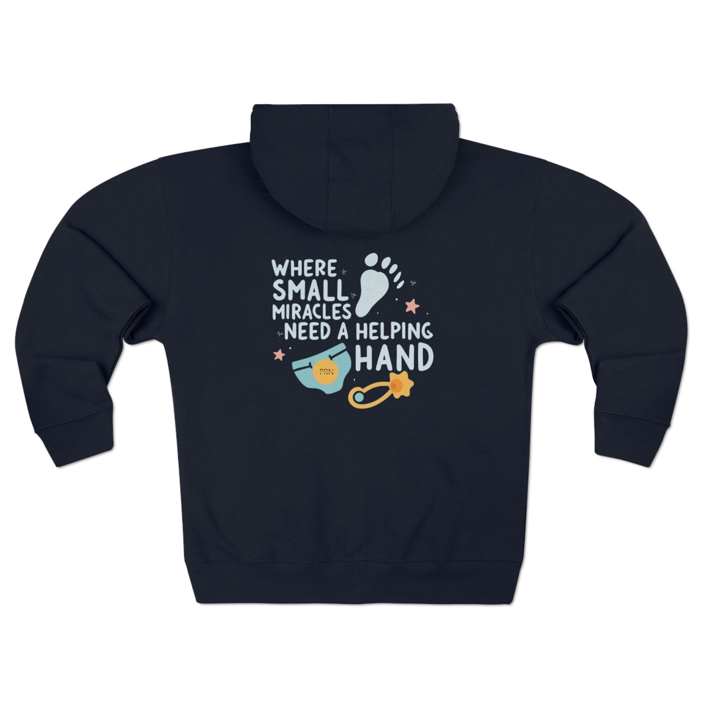 "A Helping Hand" Unisex Full Zip Hoodie