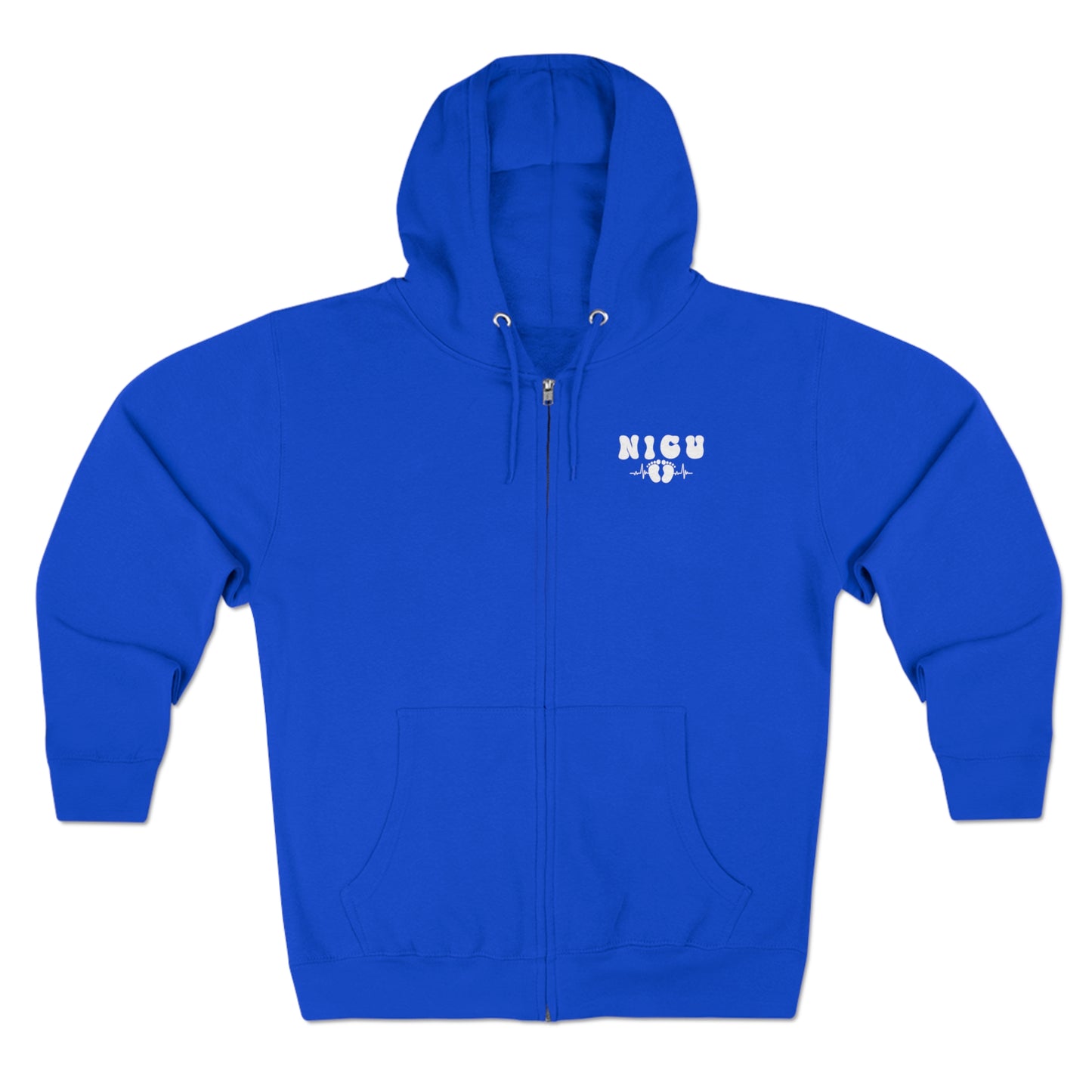 "Keeping it Quiet and Cute in the NICU" Unisex Full Zip Hoodie