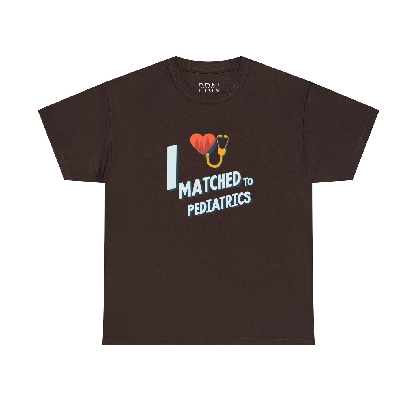 "I Matched to Pediatrics" 3 Unisex Heavy Cotton Tee