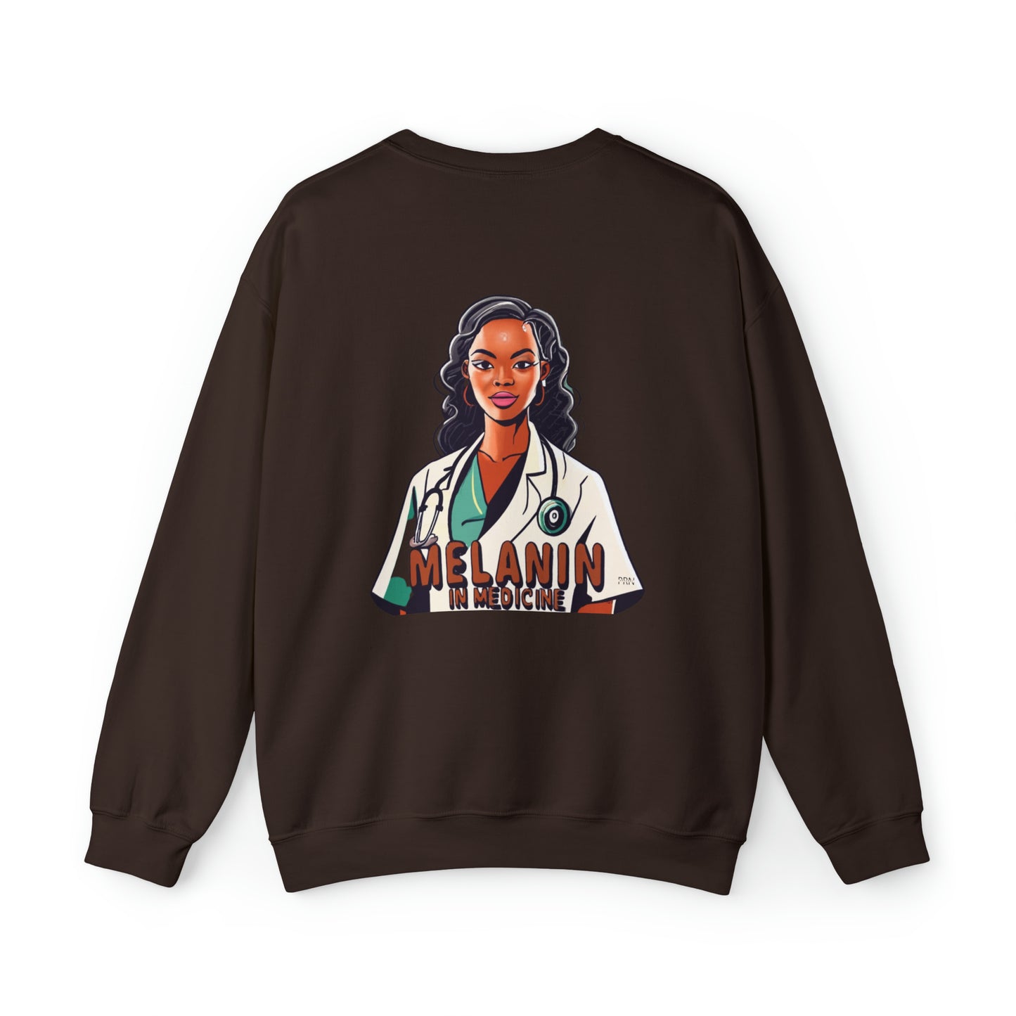 "Melanin in Medicine" Womens Crewneck Sweatshirt