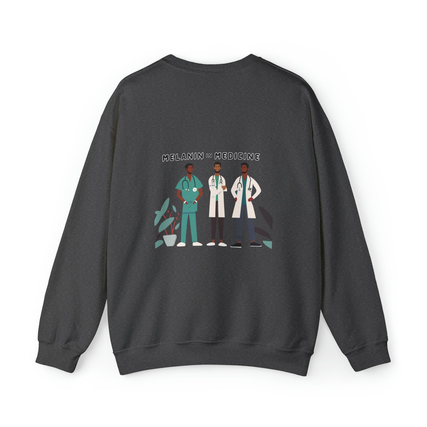 "Melanin in Medicine" Men's Crewneck Sweatshirt