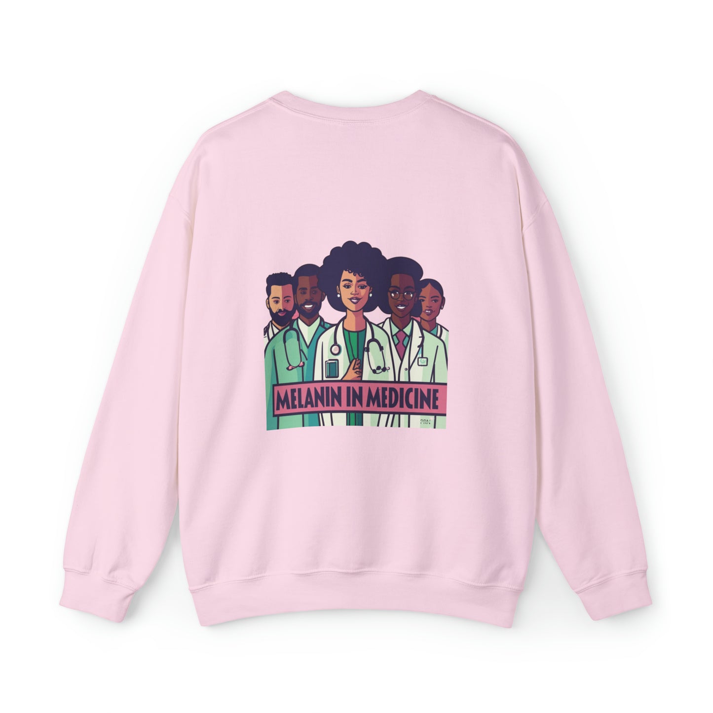 "Melanin in Medicine" Unisex Crewneck Sweatshirt