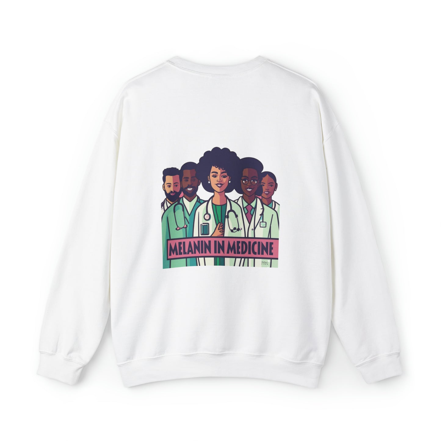 "Melanin in Medicine" Unisex Crewneck Sweatshirt