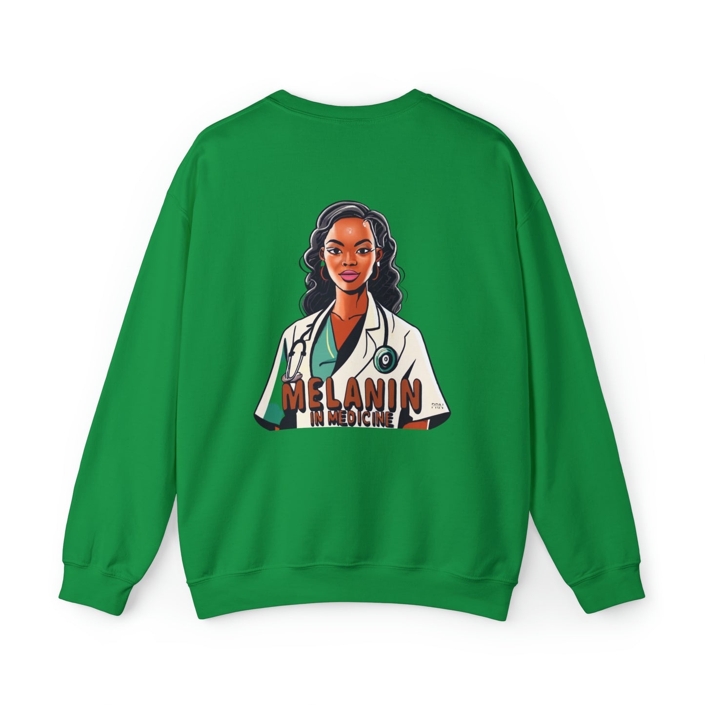 "Melanin in Medicine" Womens Crewneck Sweatshirt