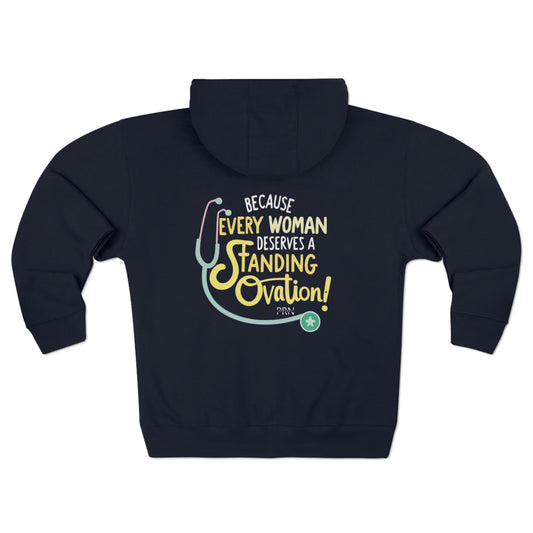 "Standing Ovation" Unisex Full Zip Hoodie