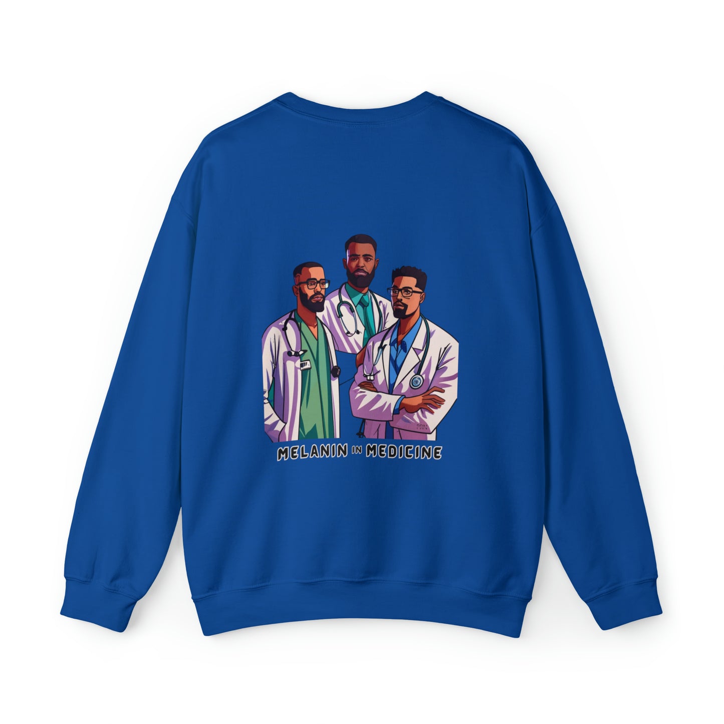 "Melanin in Medicine" Fellas Edition Unisex Crewneck Sweatshirt